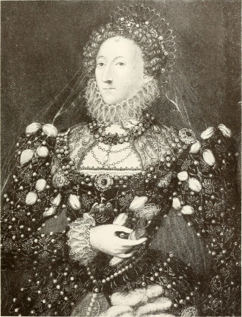 An illustration from English costume from prehistoric times to the end of the eighteenth century, 1910, leaf 179