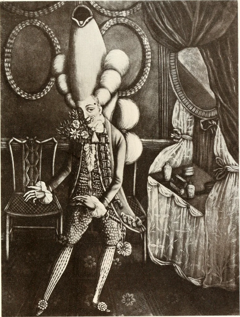 An illustration from English costume from prehistoric times to the end of the eighteenth century, 1910, leaf 231