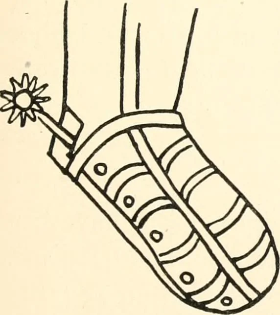 An illustration from English costume from prehistoric times to the end of the eighteenth century, 1910, leaf 243