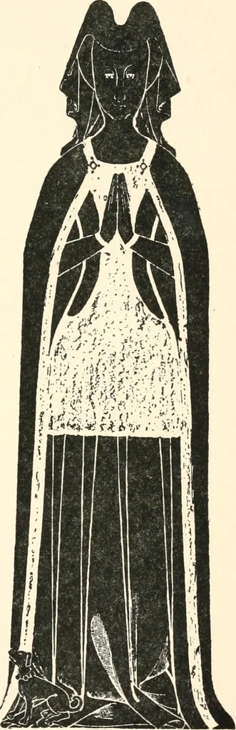 An illustration from English costume from prehistoric times to the end of the eighteenth century, 1910, leaf 249