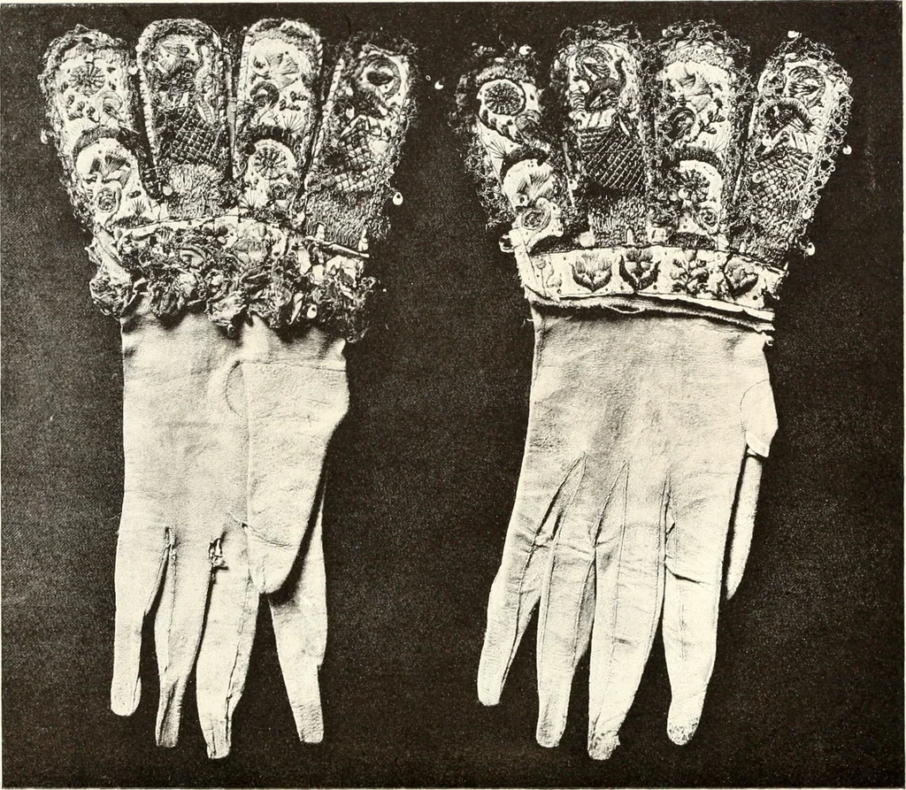 An illustration from English costume from prehistoric times to the end of the eighteenth century, 1910, leaf 253