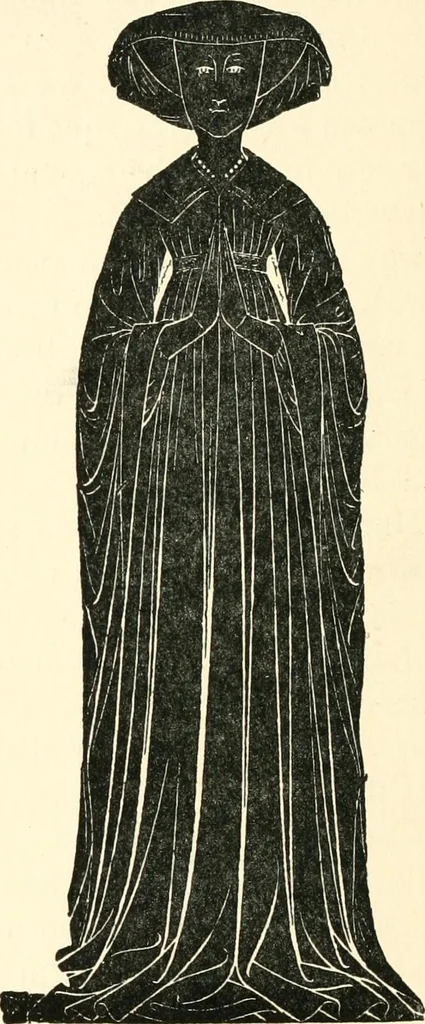 An illustration from English costume from prehistoric times to the end of the eighteenth century, 1910, leaf 264