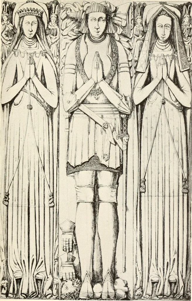 An illustration from English costume from prehistoric times to the end of the eighteenth century, 1910, leaf 269