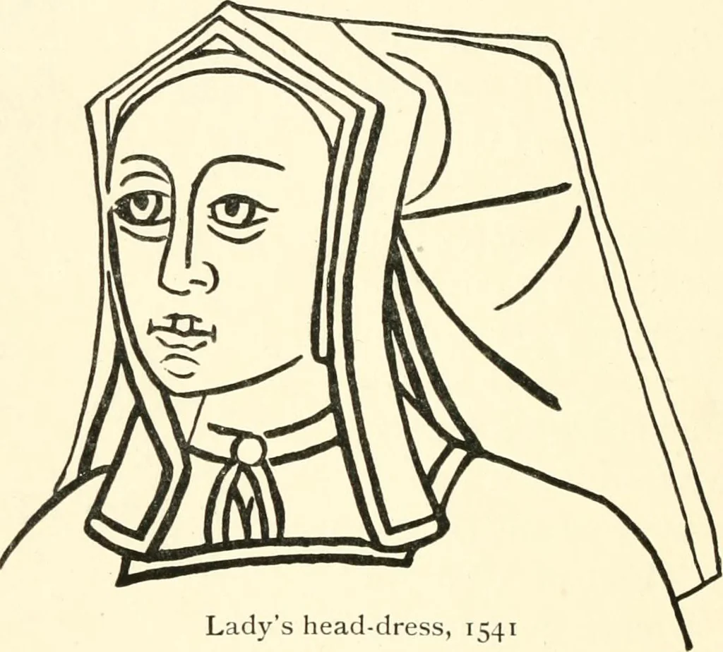 An illustration from English costume from prehistoric times to the end of the eighteenth century, 1910, leaf 272