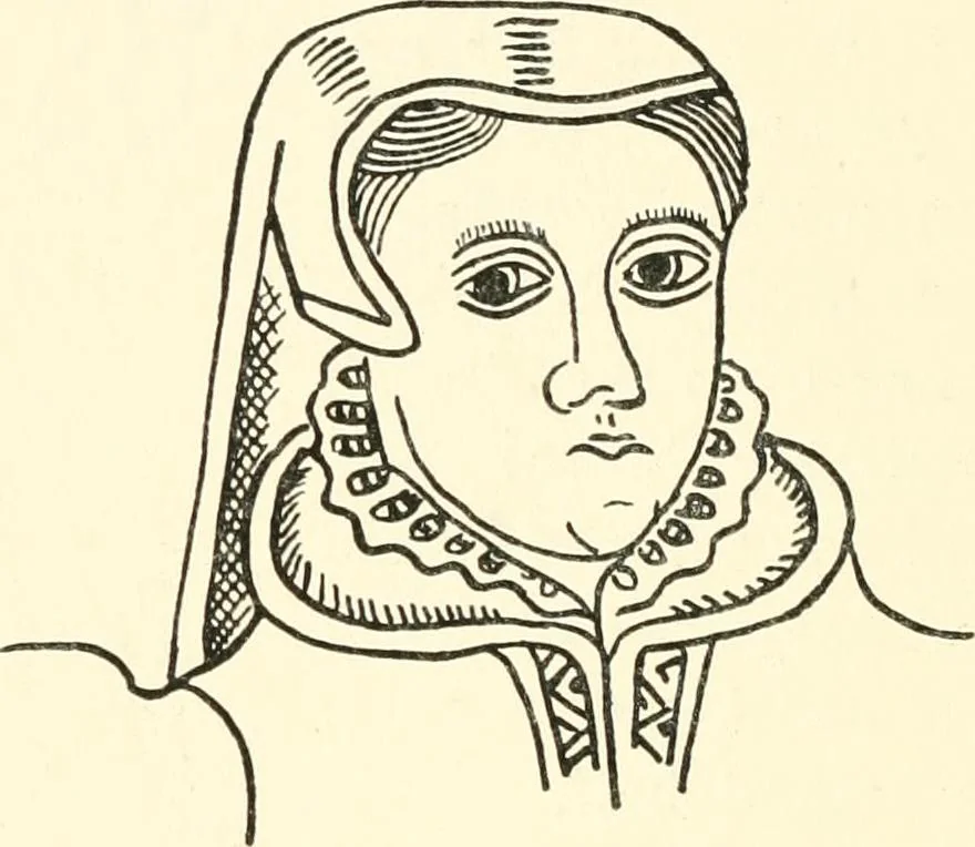 An illustration from English costume from prehistoric times to the end of the eighteenth century, 1910, leaf 274