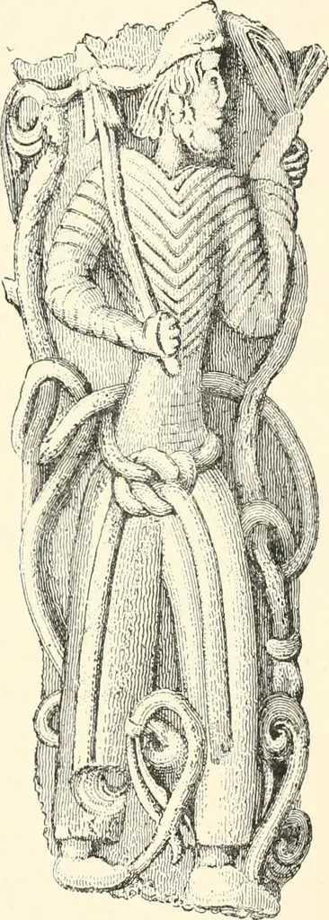 An illustration from English costume from prehistoric times to the end of the eighteenth century, 1910, leaf 295