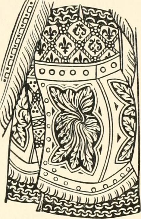 An illustration from English costume from prehistoric times to the end of the eighteenth century, 1910, leaf 321