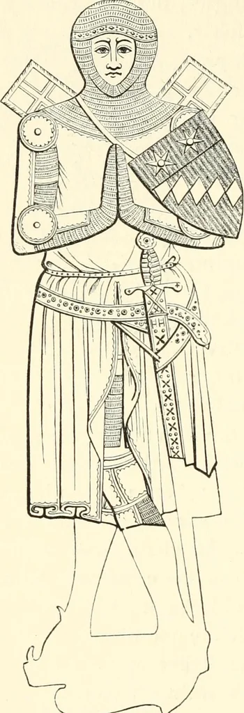 An illustration from English costume from prehistoric times to the end of the eighteenth century, 1910, leaf 322