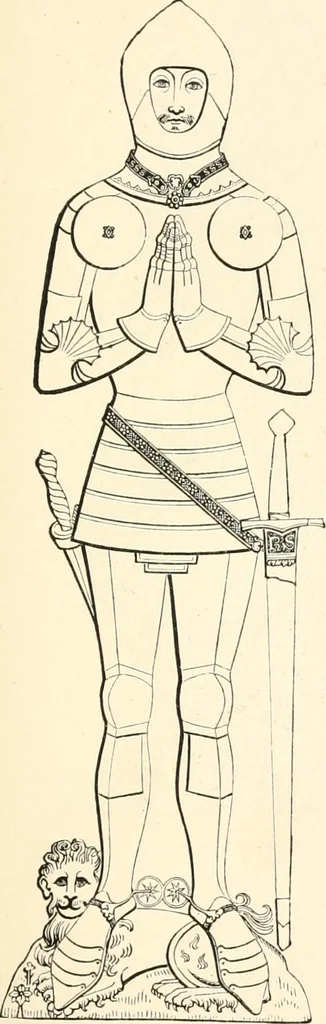 An illustration from English costume from prehistoric times to the end of the eighteenth century, 1910, leaf 331