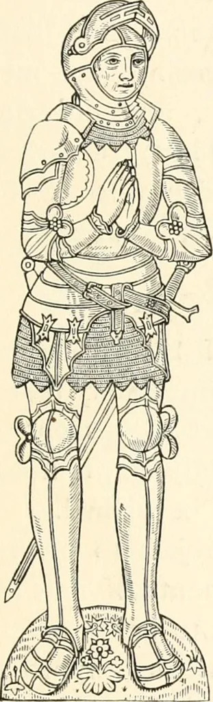 An illustration from English costume from prehistoric times to the end of the eighteenth century, 1910, leaf 333