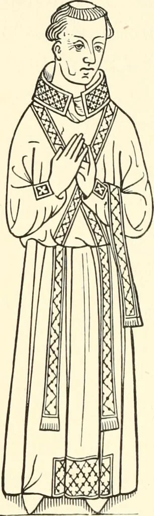 An illustration from English costume from prehistoric times to the end of the eighteenth century, 1910, leaf 346