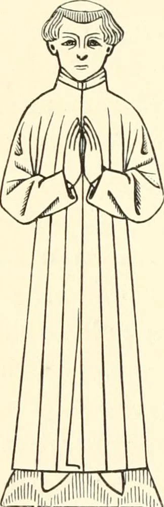 An illustration from English costume from prehistoric times to the end of the eighteenth century, 1910, leaf 356