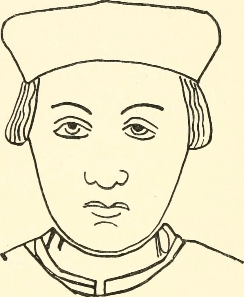 An illustration from English costume from prehistoric times to the end of the eighteenth century, 1910, leaf 376