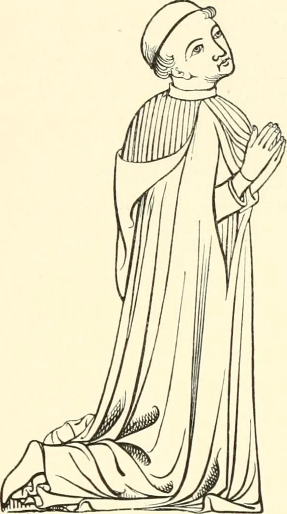 An illustration from English costume from prehistoric times to the end of the eighteenth century, 1910, leaf 378