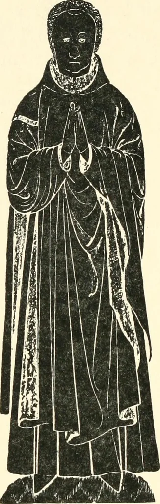 An illustration from English costume from prehistoric times to the end of the eighteenth century, 1910, leaf 386