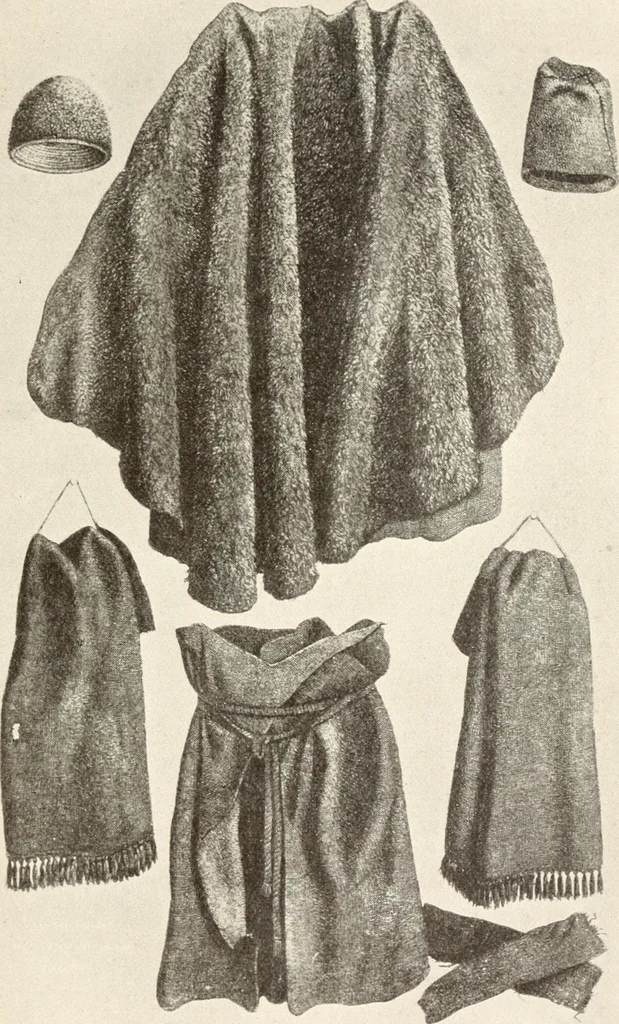An illustration from English costume from prehistoric times to the end of the eighteenth century, 1910, leaf 39