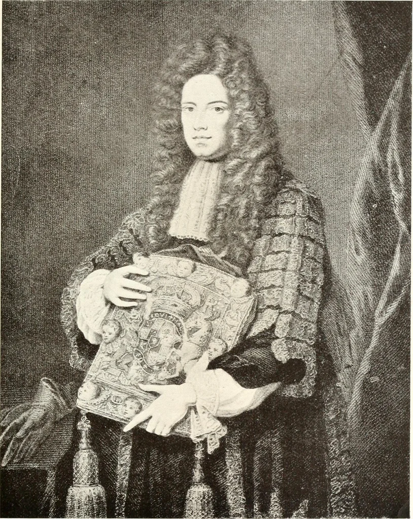 An illustration from English costume from prehistoric times to the end of the eighteenth century, 1910, leaf 395