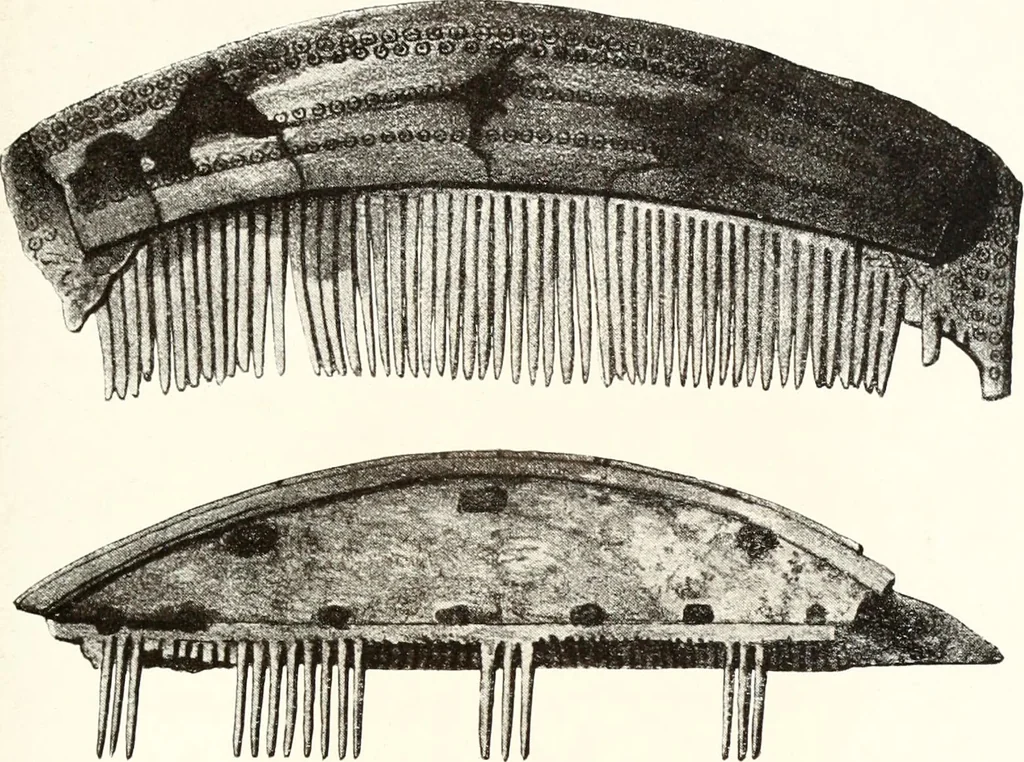 An illustration from English costume from prehistoric times to the end of the eighteenth century, 1910, leaf 61