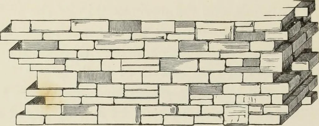 An illustration from English country houses. Forty-five views and plans of recently erected mansions, private residences, parsonage-houses, farm-houses, lodges, and cottages: with a practical treatise on house-building, 1870, leaf 22
