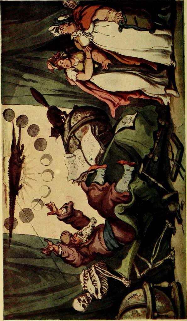 An illustration from The English dance of death, from the designs of Thomas Rowlandson;, 1903, leaf 248