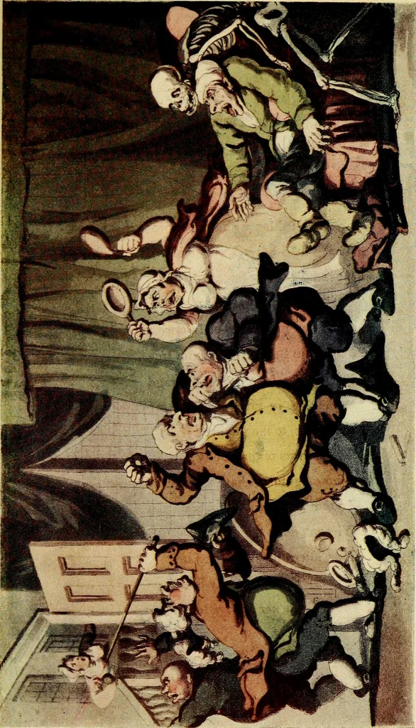 An illustration from The English dance of death, from the designs of Thomas Rowlandson;, 1903, leaf 301