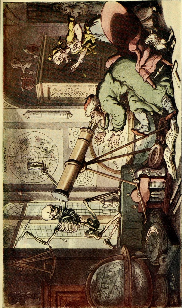 An illustration from The English dance of death, from the designs of Thomas Rowlandson;, 1903, leaf 49