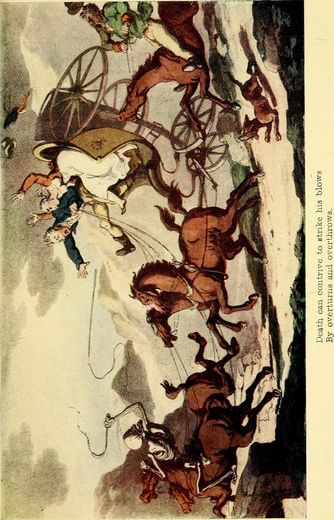 An illustration from The English dance of death, from the designs of Thomas Rowlandson;, 1903, leaf 63