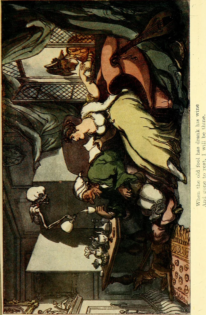 An illustration from The English dance of death, from the designs of Thomas Rowlandson;, 1903, leaf 133