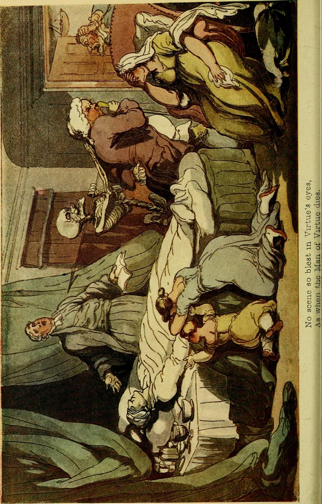 An illustration from The English dance of death, from the designs of Thomas Rowlandson;, 1903, leaf 150