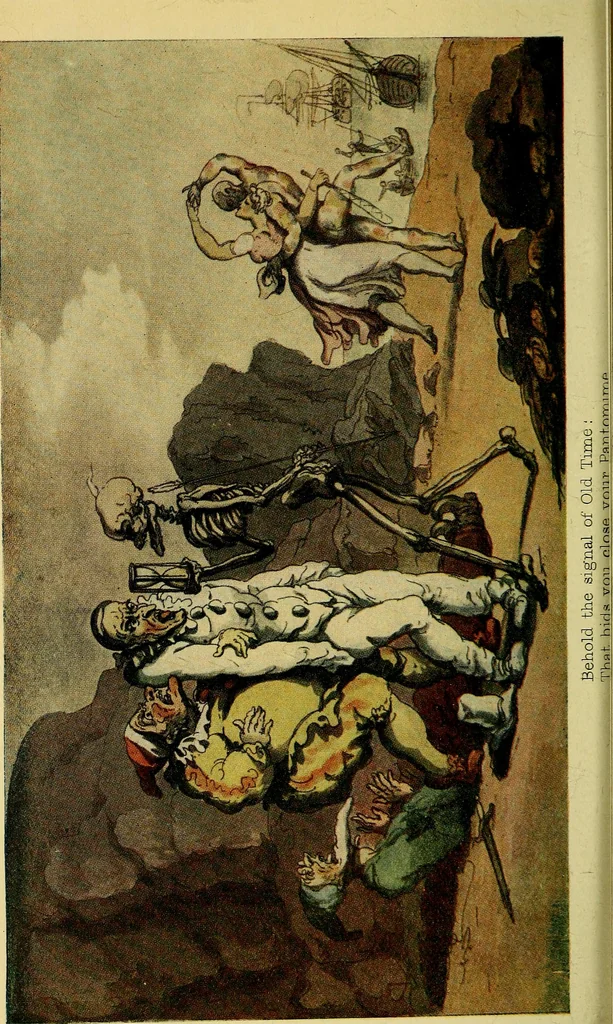 An illustration from The English dance of death, from the designs of Thomas Rowlandson;, 1903, leaf 278