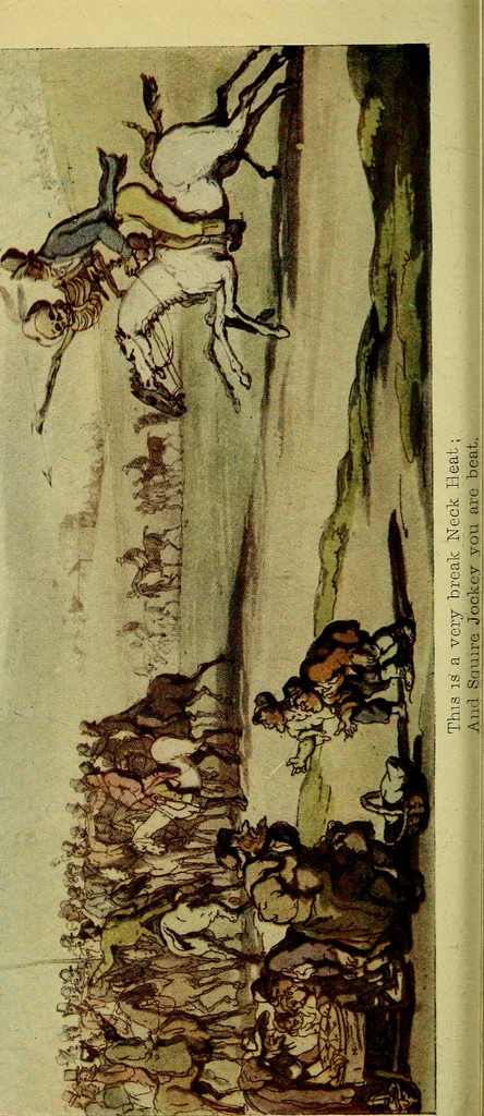 An illustration from The English dance of death, from the designs of Thomas Rowlandson;, 1903, leaf 286
