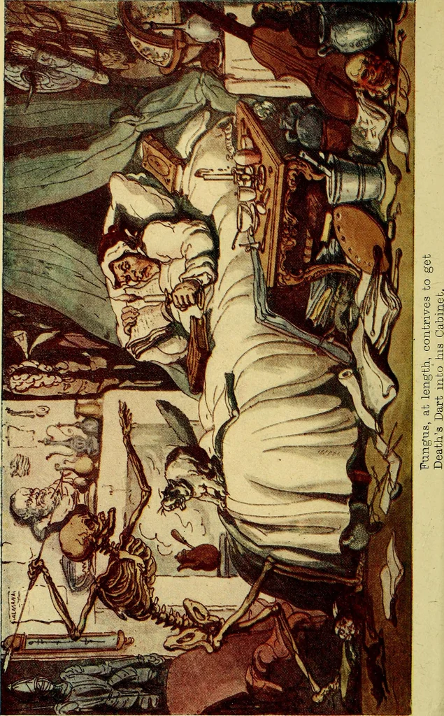 An illustration from The English dance of death, from the designs of Thomas Rowlandson;, 1903, leaf 32