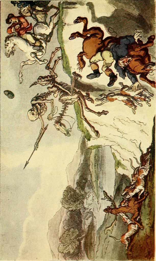 An illustration from The English dance of death, from the designs of Thomas Rowlandson;, 1903, leaf 41