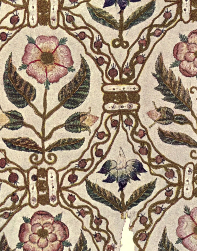 An illustration from English embroidery, 1913, leaf 10