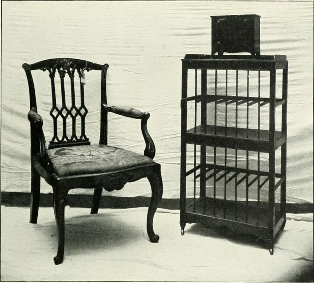 An illustration from English furniture and decoration, 1680-1800, 1909, leaf 102