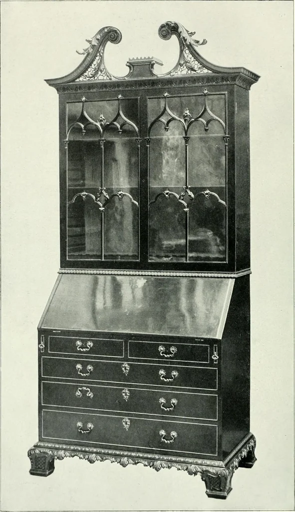 An illustration from English furniture and decoration, 1680-1800, 1909, leaf 105