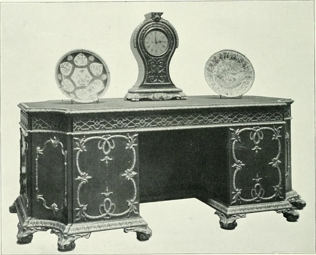 An illustration from English furniture and decoration, 1680-1800, 1909, leaf 107