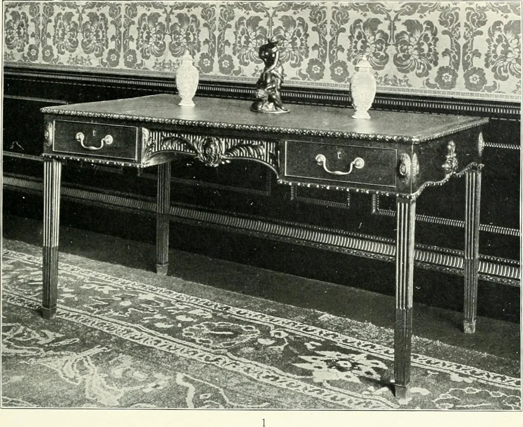 An illustration from English furniture and decoration, 1680-1800, 1909, leaf 108
