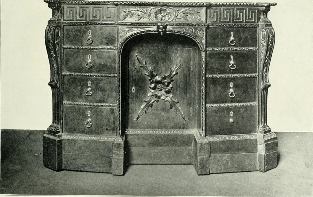 An illustration from English furniture and decoration, 1680-1800, 1909, leaf 108