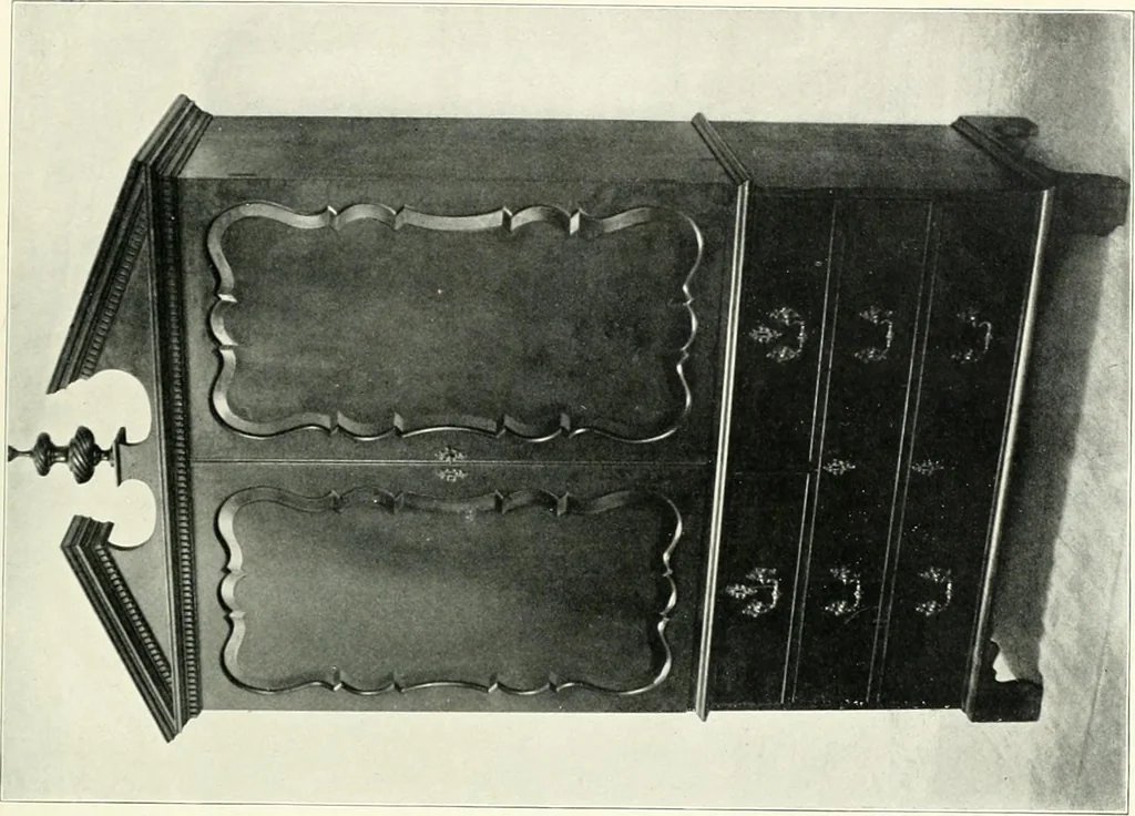 An illustration from English furniture and decoration, 1680-1800, 1909, leaf 110