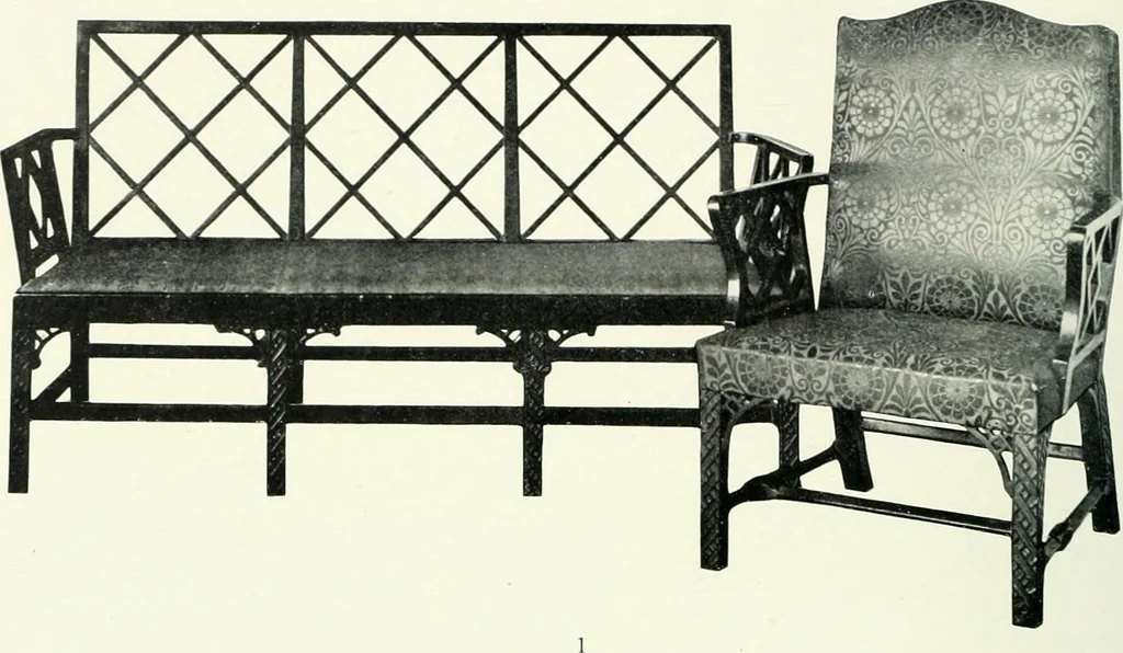 An illustration from English furniture and decoration, 1680-1800, 1909, leaf 113