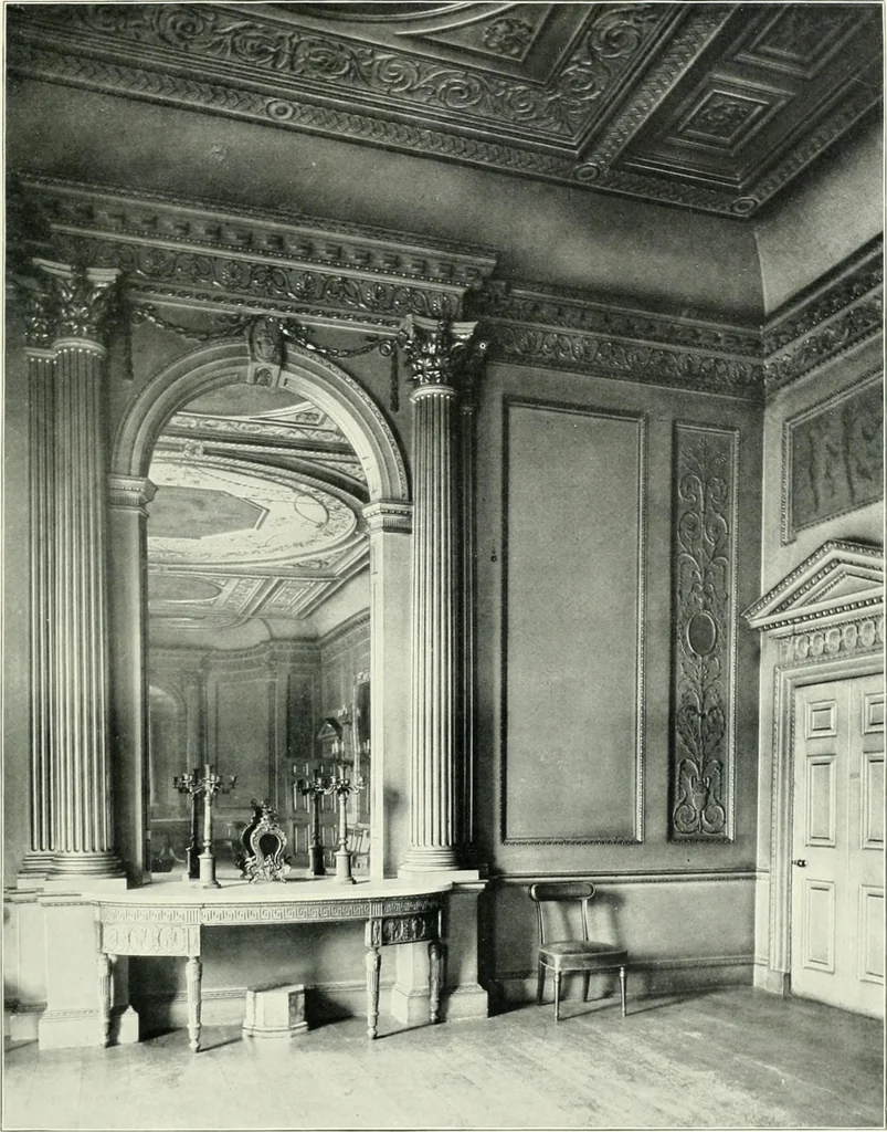 An illustration from English furniture and decoration, 1680-1800, 1909, leaf 118