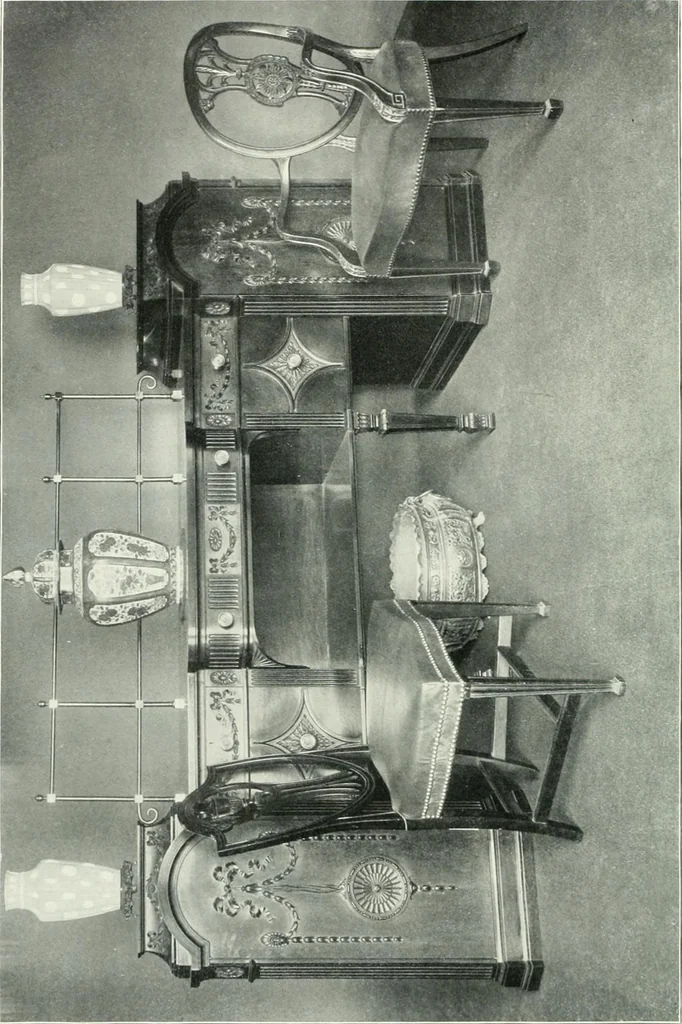 An illustration from English furniture and decoration, 1680-1800, 1909, leaf 137