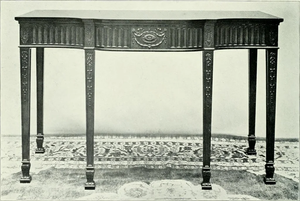 An illustration from English furniture and decoration, 1680-1800, 1909, leaf 153