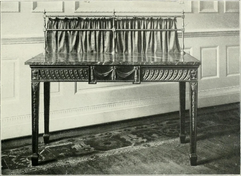 An illustration from English furniture and decoration, 1680-1800, 1909, leaf 154