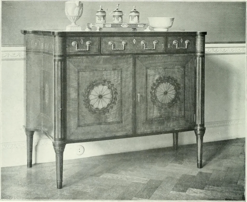 An illustration from English furniture and decoration, 1680-1800, 1909, leaf 155