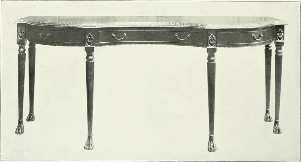 An illustration from English furniture and decoration, 1680-1800, 1909, leaf 157
