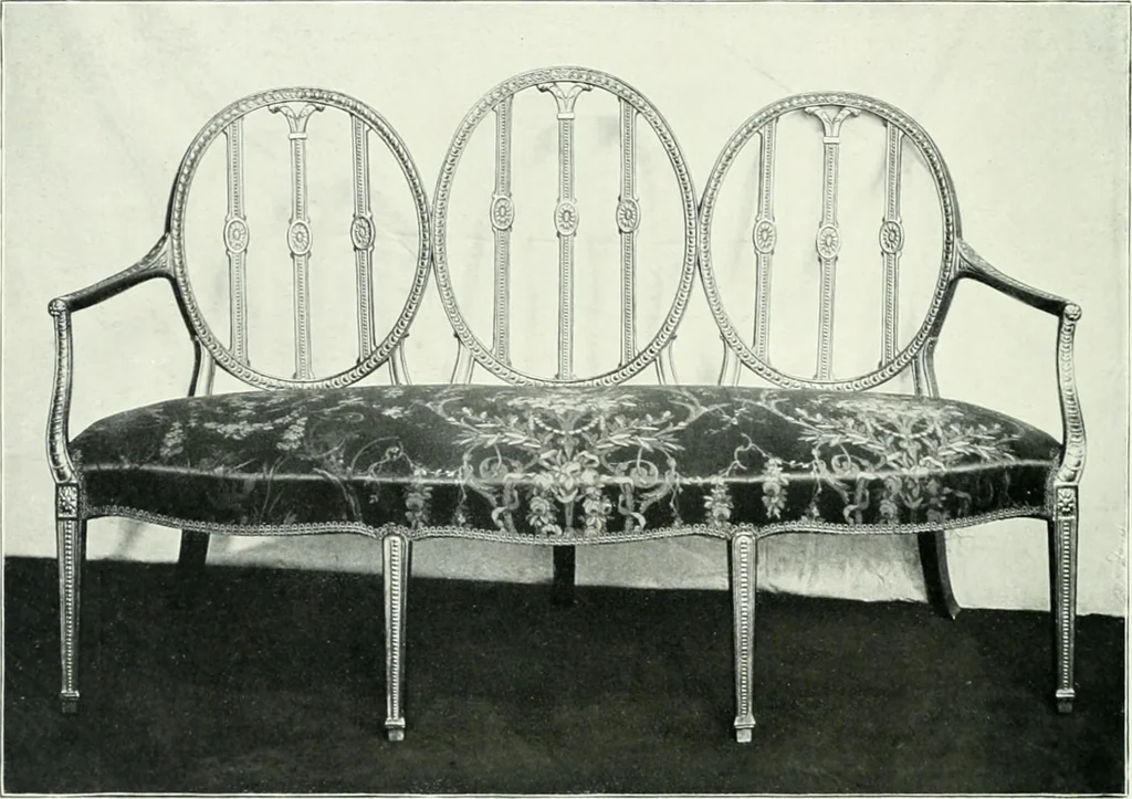 An illustration from English furniture and decoration, 1680-1800, 1909, leaf 157