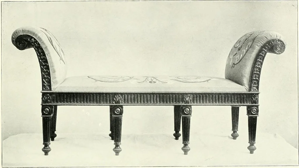 An illustration from English furniture and decoration, 1680-1800, 1909, leaf 158