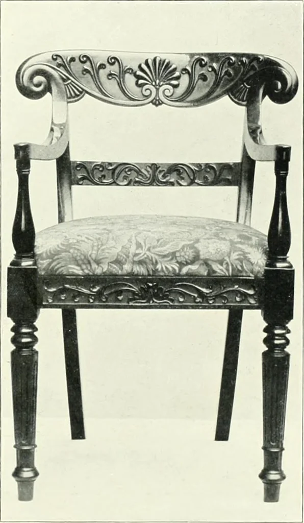 An illustration from English furniture and decoration, 1680-1800, 1909, leaf 158